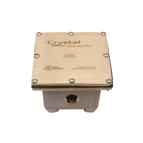 crystal fountains j4 underwater junction box|crystal fountains catalog.